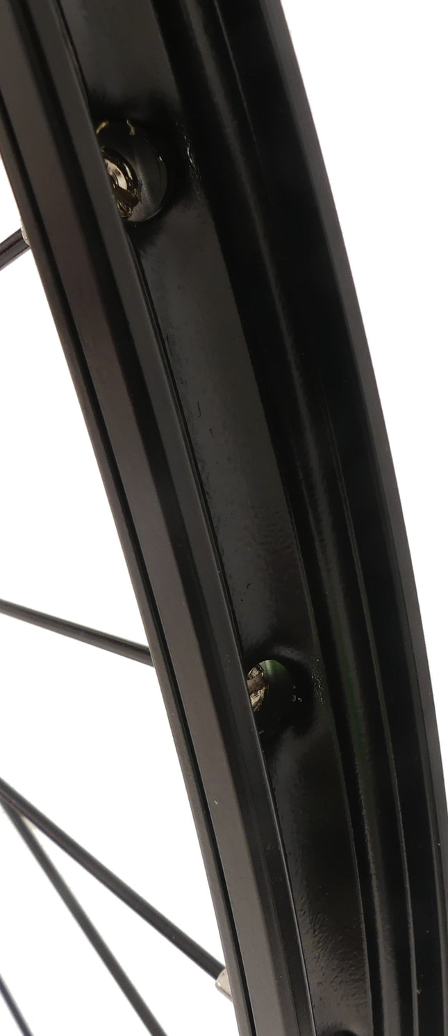 Achterwiel 28" / 622 x 19C met Shimano Nexus 7 naaf voor rollerbrake - zwarte velg en zwarte spaken
