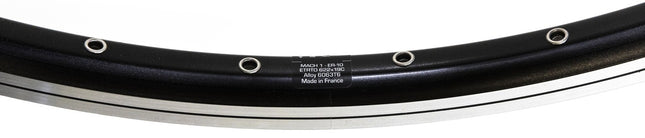 Velg Mach 1 - 28" / 622 x 19C aluminium 36 gaats - zwart geslepen
