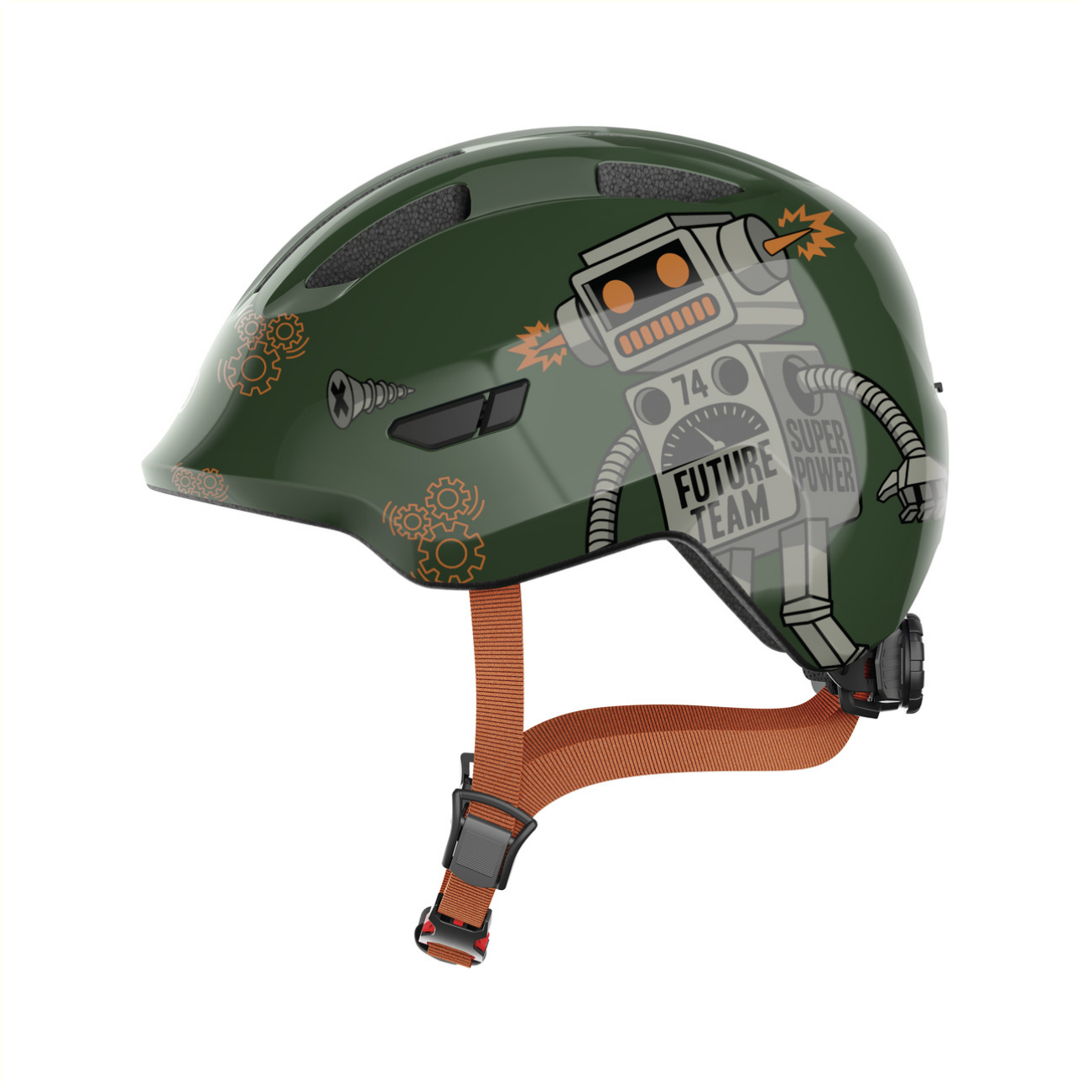 DB1001A Abus helm 3.0 S groen robot