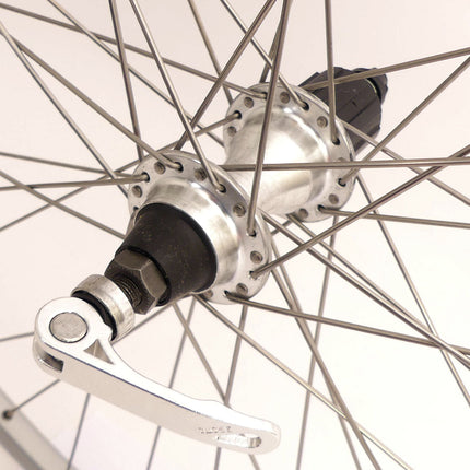 Achterwiel Rodi Connect 28" / 8/9/10 speed / 622 x 19 / met snelspanner en RVS spaken - zilver