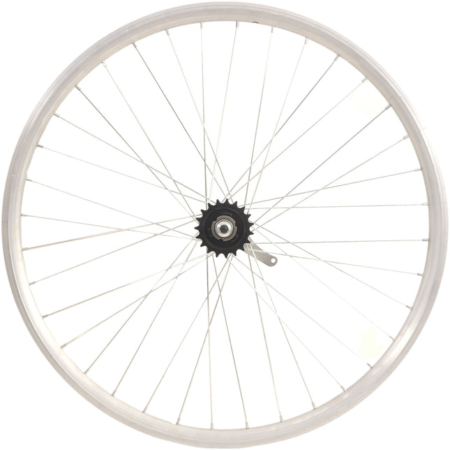 Achterwiel 28" / 622x18 met remnaaf en dubbelwandige aluminium velg