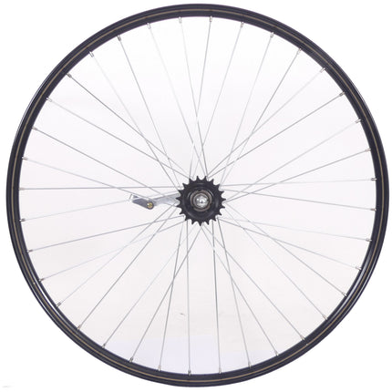 Achterwiel Roland Werke 28 x 1 1/2 / 635 x 24 omafiets - Ventura terugtrapnaaf - zwart