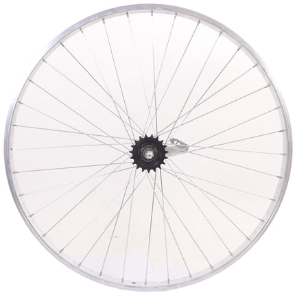 Achterwiel Roland Werke 28"/622 x 24 - remnaaf Ventura - 36 gaats 13G - zilver