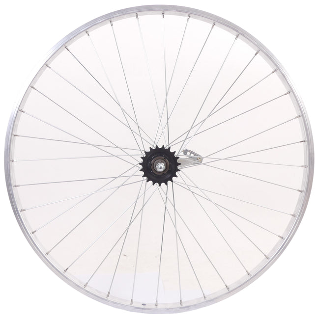 Achterwiel Roland Werke 28"/622 x 24 - remnaaf Ventura - 36 gaats 13G - zilver