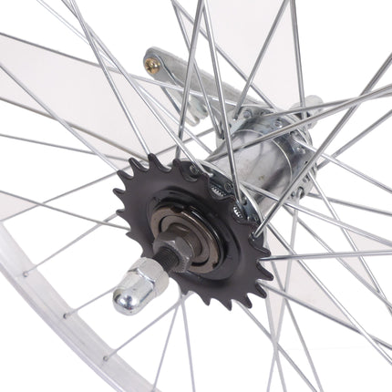 Achterwiel Roland Werke 28"/622 x 24 - remnaaf Ventura - 36 gaats 13G - zilver - afbeelding 2