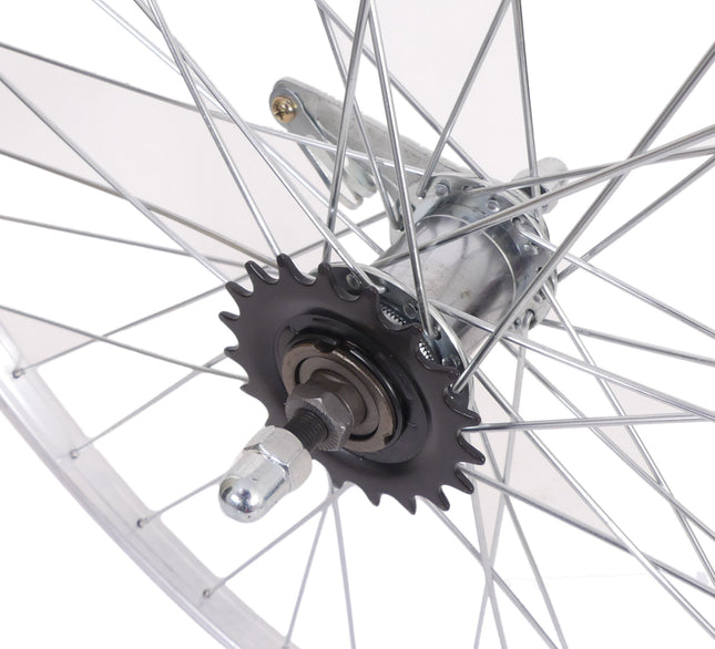 Achterwiel Roland Werke 28"/622 x 24 - remnaaf Ventura - 36 gaats 13G - zilver - afbeelding 2