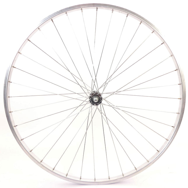 Voorwiel 28"/ 622*19 aluminium - zilver