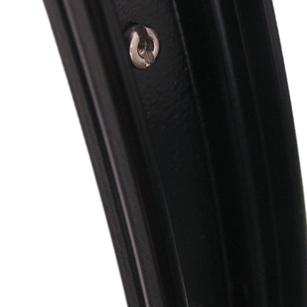 Voorwiel 28" / 622*21C aluminium naaf en velg - zwart