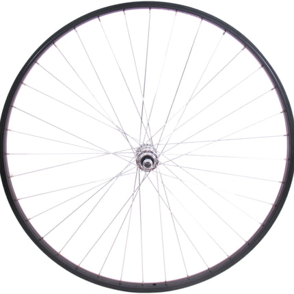 Voorwiel 28" / 622*21C aluminium naaf en velg - zwart