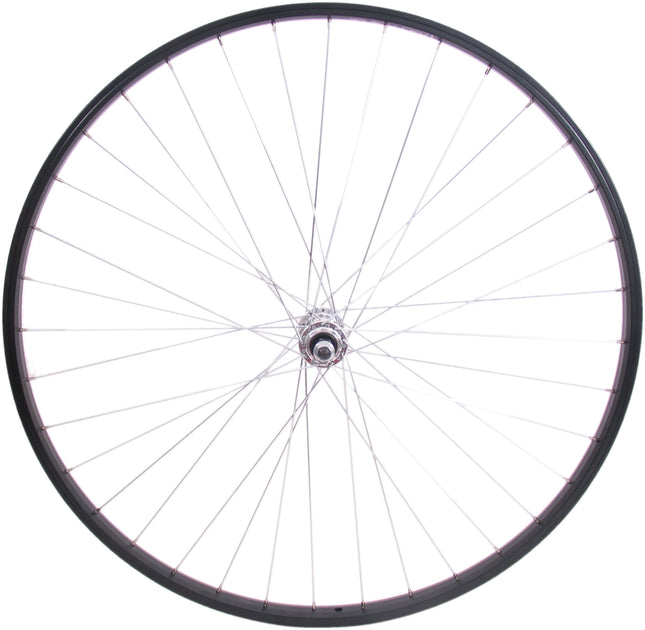 Voorwiel 28" / 622*21C aluminium naaf en velg - zwart