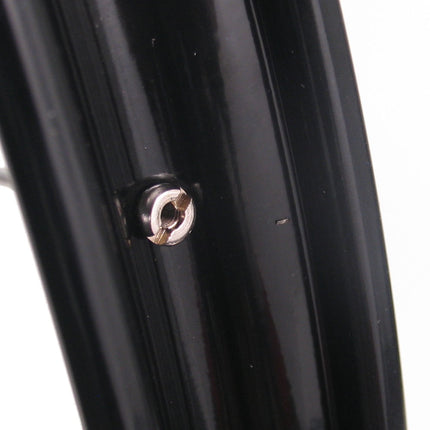 Voorwiel 28 x 1 1/2" - aluminium Ryde velg - verchroomde naaf - zwart - afbeelding 2