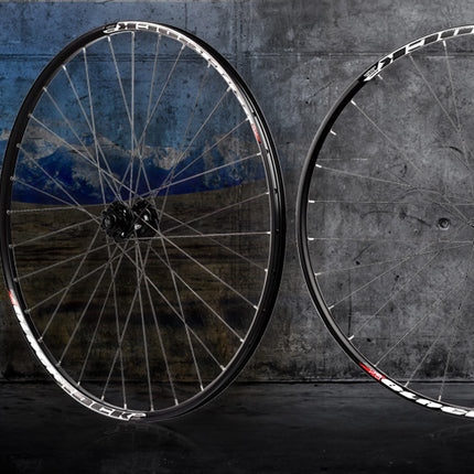 Wielset Rodi Blackrock 27.5" / 584*23 - 8/9/10 speed - 32 spaken - QR - zwart - afbeelding 5