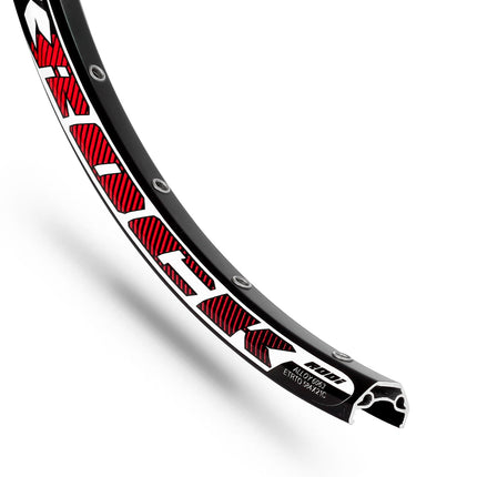Wielset Rodi Blackrock 27.5" / 584*23 - 8/9/10 speed - 32 spaken - QR - zwart - afbeelding 4