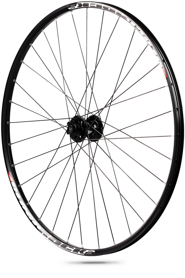 Wielset Rodi Blackrock 27.5" / 584*23 - 8/9/10 speed - 32 spaken - QR - zwart