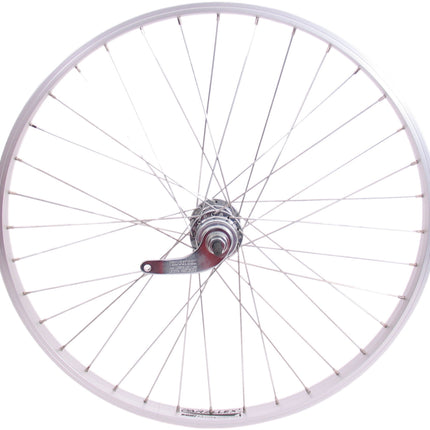 Achterwiel 24 x 1,75" aluminium Ryde velg - Favorit remnaaf - zilver