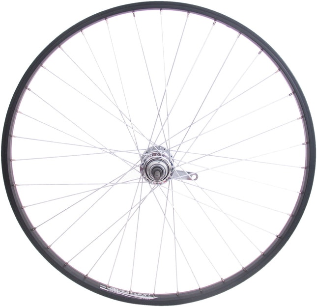Achterwiel 26" ATB aluminium Favorit remnaaf - zwart