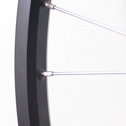Achterwiel 28 x 1/4" aluminum Shimano remnaaf - zwart - afbeelding 2