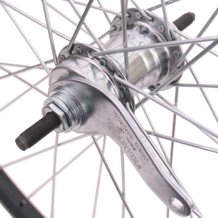 Achterwiel 28 x 1/4" aluminium Favorit remnaaf - zwart