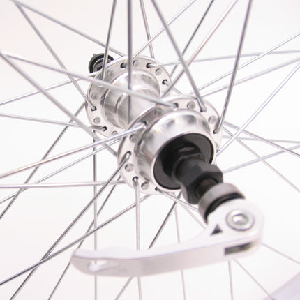 Achterwiel 28" / 622*21 Rodi Parallex velg - freewheel naaf met snelspanner - zilver