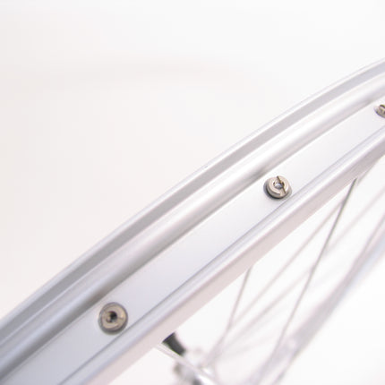 Achterwiel 28" / 622*21 Rodi Parallex velg - freewheel naaf met snelspanner - zilver