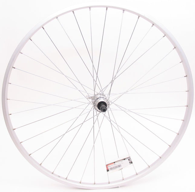 Achterwiel 28" / 622*21 Rodi Parallex velg - freewheel naaf met snelspanner - zilver