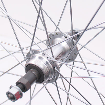Achterwiel 28  x 1/4" Freewheel vast - zwart - afbeelding 3