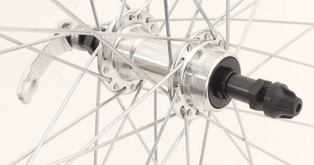 Achterwiel 28 x 1/4" ZAC19 Freewheel QR - zilver
