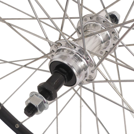 Achterwiel 28" / 622x19C Ryde ZAC 19 velg met 7/8 speed freewheel naaf - zwart - afbeelding 2