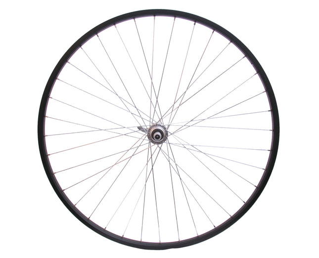 Achterwiel 28 x 1/4" aluminium Freewheel QR - zwart