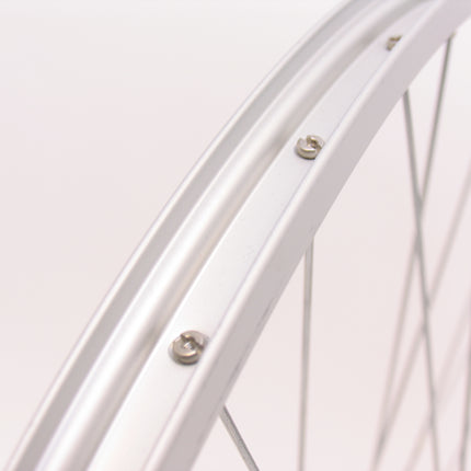 Achterwiel 28 x 1/4" aluminium Sunrace HBM53 QR 7 speed - zilver