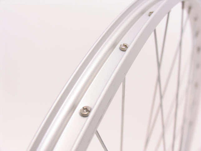 Achterwiel 28 x 1/4" aluminium Sunrace HBM53 QR 7 speed - zilver