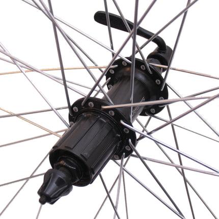 Achterwiel 28 x 1/4" aluminium Sunrace HBM53 8-speed - zwart - afbeelding 2
