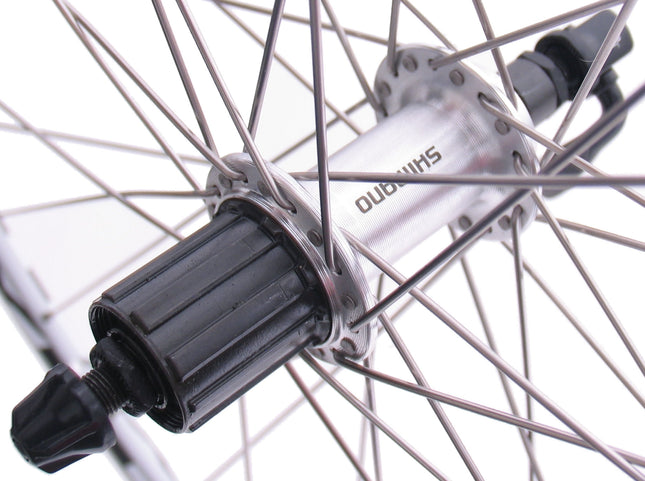 Achterwiel 28" / 622*13C Rodi Stylus - 8/9/10v Shimano TX500 QR naaf - zilver
