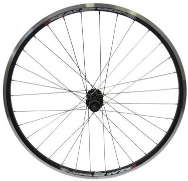 Achterwiel 26" ATB - ZAC19 velg Shimano Deore naaf - RVS spaken - zwart