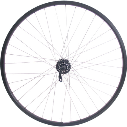 Achterwiel 28/29" / 622x19C Ryde Andra 30 velg met Shimano FH-M525 8/9/10 speed naaf voor 6 bouts remschijf - zwart