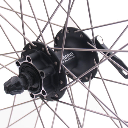 Voorwiel 28/29" / 622x19C Ryde Andra 30 velg met Shimano FH-M525 naaf voor 6 bouts remschijf - zwart - afbeelding 3