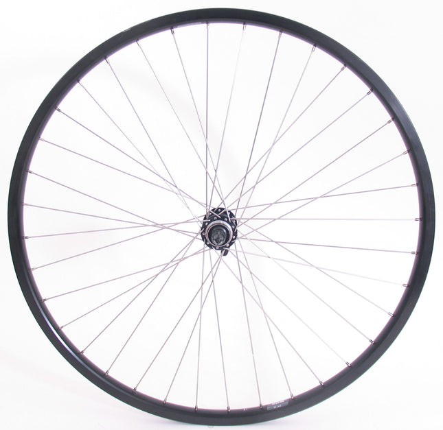 Voorwiel 28/29" / 622x19C Ryde Andra 30 velg met Shimano FH-MT200 naaf voor Center Lock remschijf - zwart