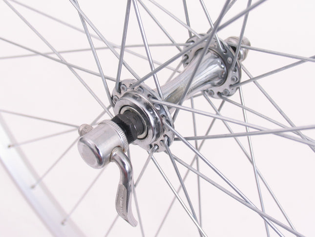 Voorwiel 28" / 622*21 Rodi Parallex velg met QR naaf - zilver