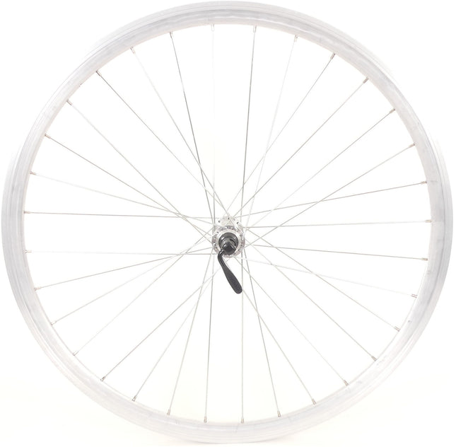 Voorwiel 28" / 622*19C velg - Shimano TX500 QR naaf - zilver