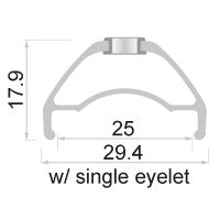 Wielset 29" Rodi Ready 25 Disc - 15x100 + 12x142 mm steekas - 10/11 speed - 32sp - afbeelding 4