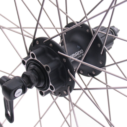 Achterwiel 26" / 559x19C Ryde Andra 30 velg met Shimano FH-M525 8/9/10 speed naaf voor 6 bouts remschijf - zwart - afbeelding 4