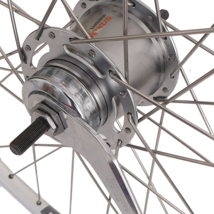Achterwiel 28" / 622 x 19C Ryde ZAC19 velg met Shimano Nexus 7 remnaaf - zilver