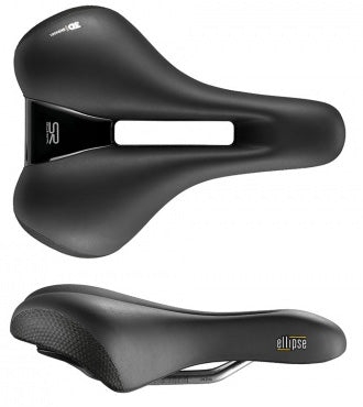 Fietszadel Selle Royal Ellipse Moderate - Urban Life - zwart