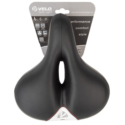 Fietszadel Velo Newport Gemini City / Comfort 245 x 212 mm - zonder zadelklem - afbeelding 2