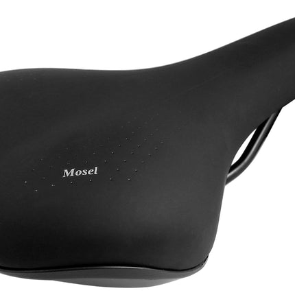 Selle de vélo Selle San Remo Mosel pour vélos de ville/trekking - noir (emballage atelier)