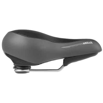 Velo Newport Gemini Bicycle Saddle with O-zone and Memory Foam - Black