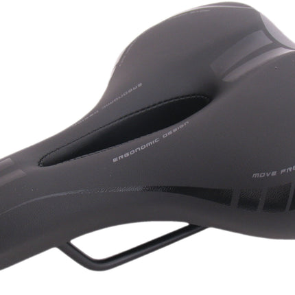 Fietszadel Selle Monte Grappa Lyra Ergonomic - zwart skai leer