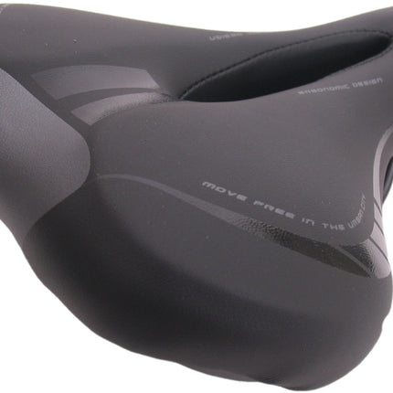 Fietszadel Selle Monte Grappa Lyra Ergonomic - zwart skai leer
