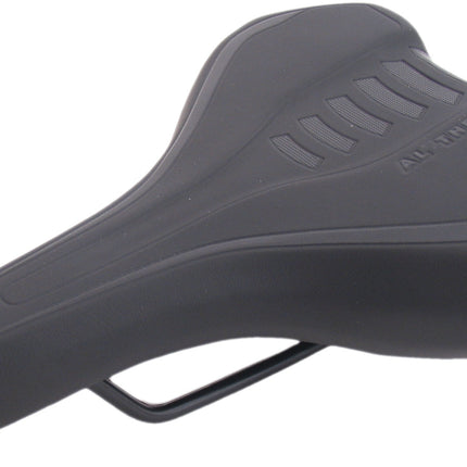 Fietszadel Selle Monte Grappa Althea - zwart skai leer met logo