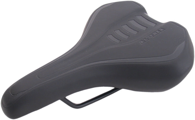 Fietszadel Selle Monte Grappa Althea - zwart skai leer met logo